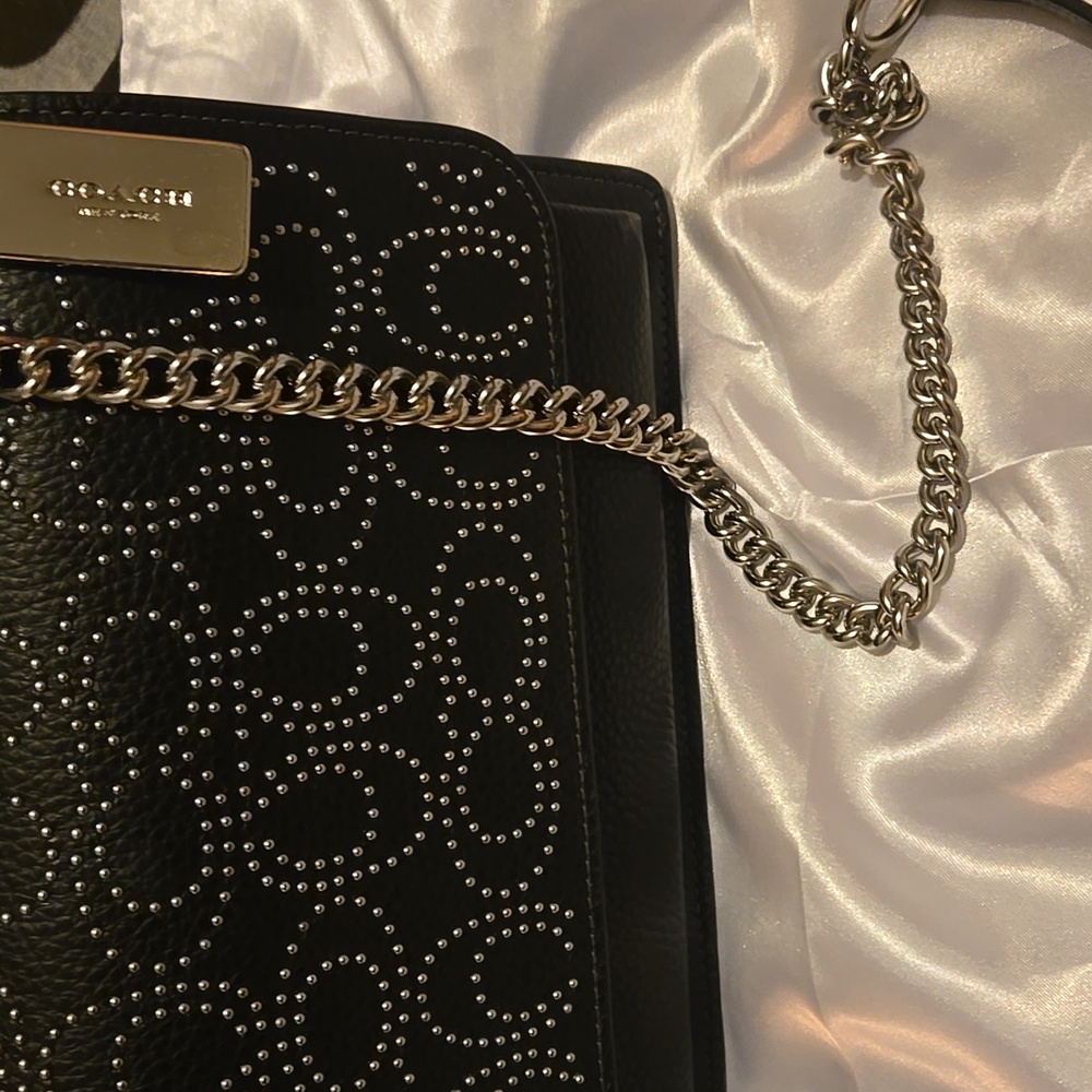 ★ Coach★ Klare Leather Crossbody Bag With Signature Rivets satchel CX260 - Picture 9 of 9